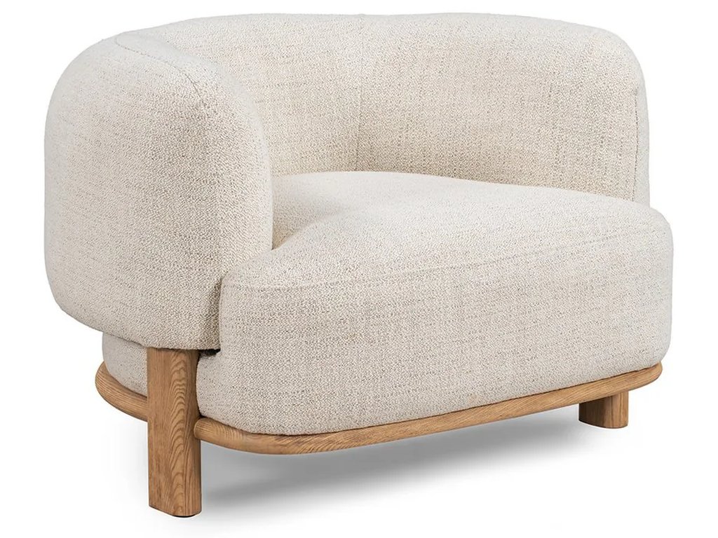 Pasadena Upholstered Accent Chair - Natural - main image