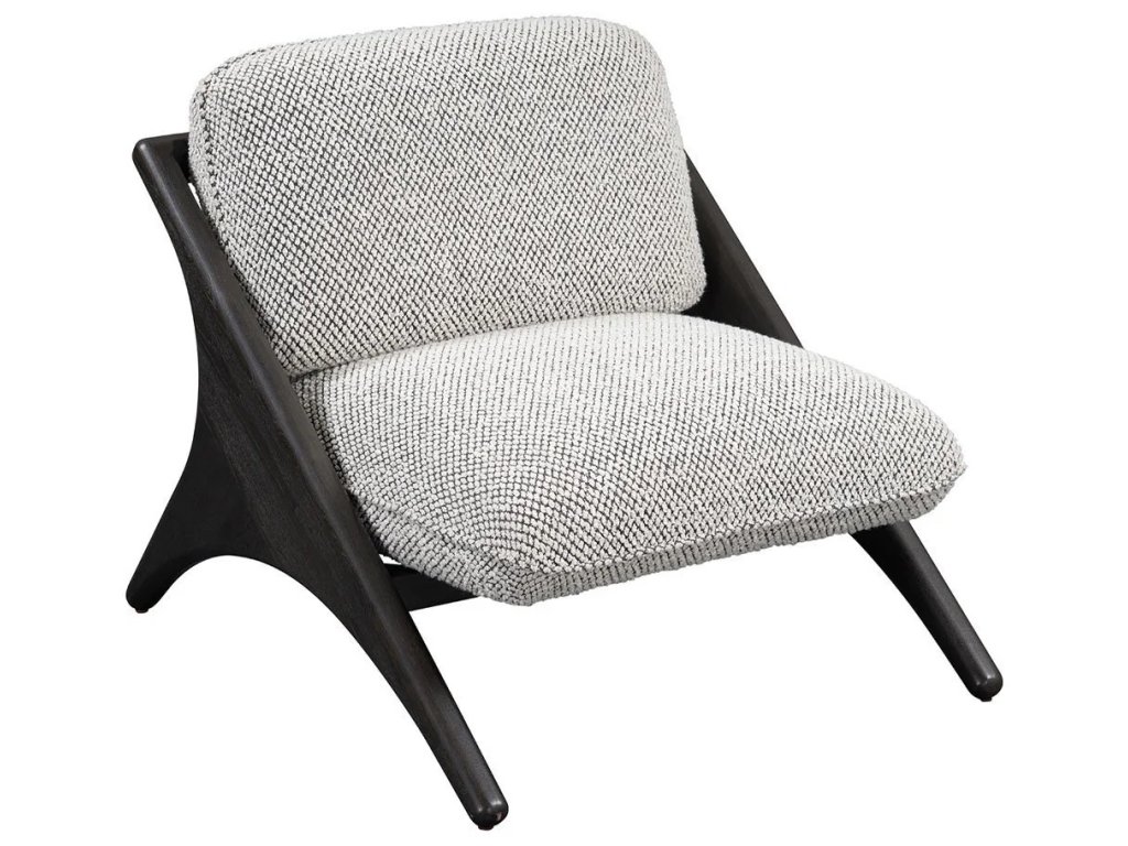 Georgia Upholstered Accent Chair - Gray - main image