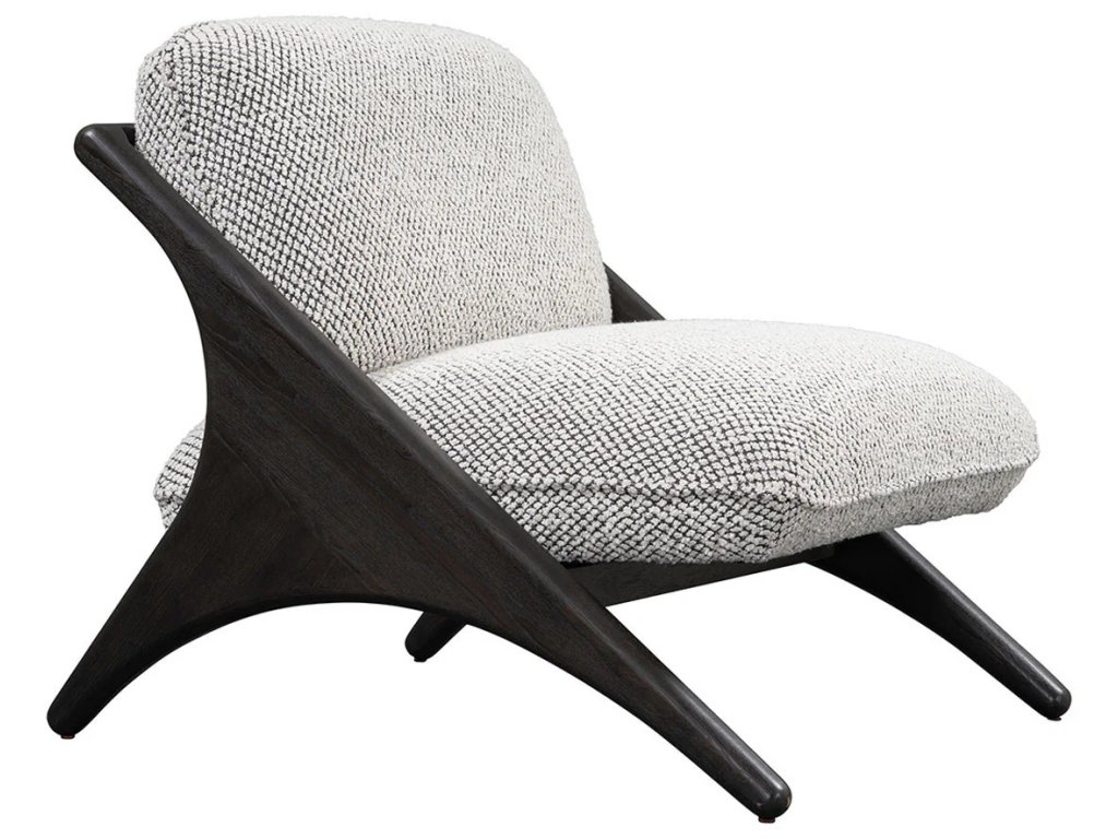 Georgia Upholstered Accent Chair - Gray - image 3