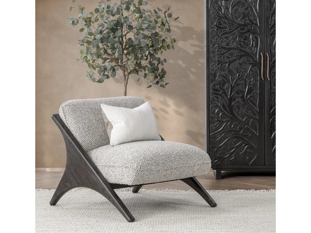 Georgia Upholstered Accent Chair - Gray - image 4