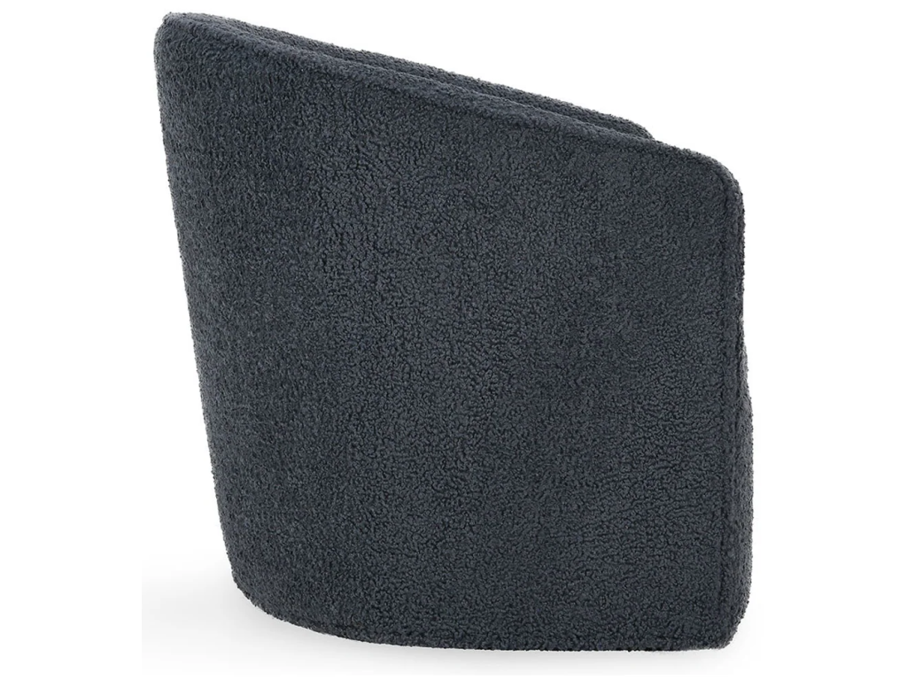 Valencia Upholstered Swivel Chair - Blue - image 2