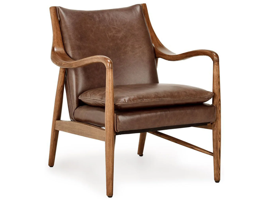 Kiannah Club Chair - Barrel Brown - main image