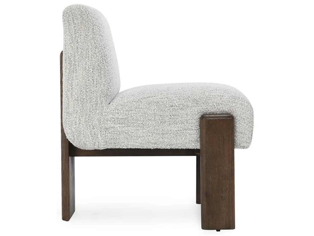 Chelsea Upholstered/Wood Dining Chair - Pixel Ivory - main image