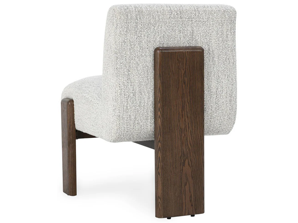 Chelsea Upholstered/Wood Dining Chair - Pixel Ivory - image 1