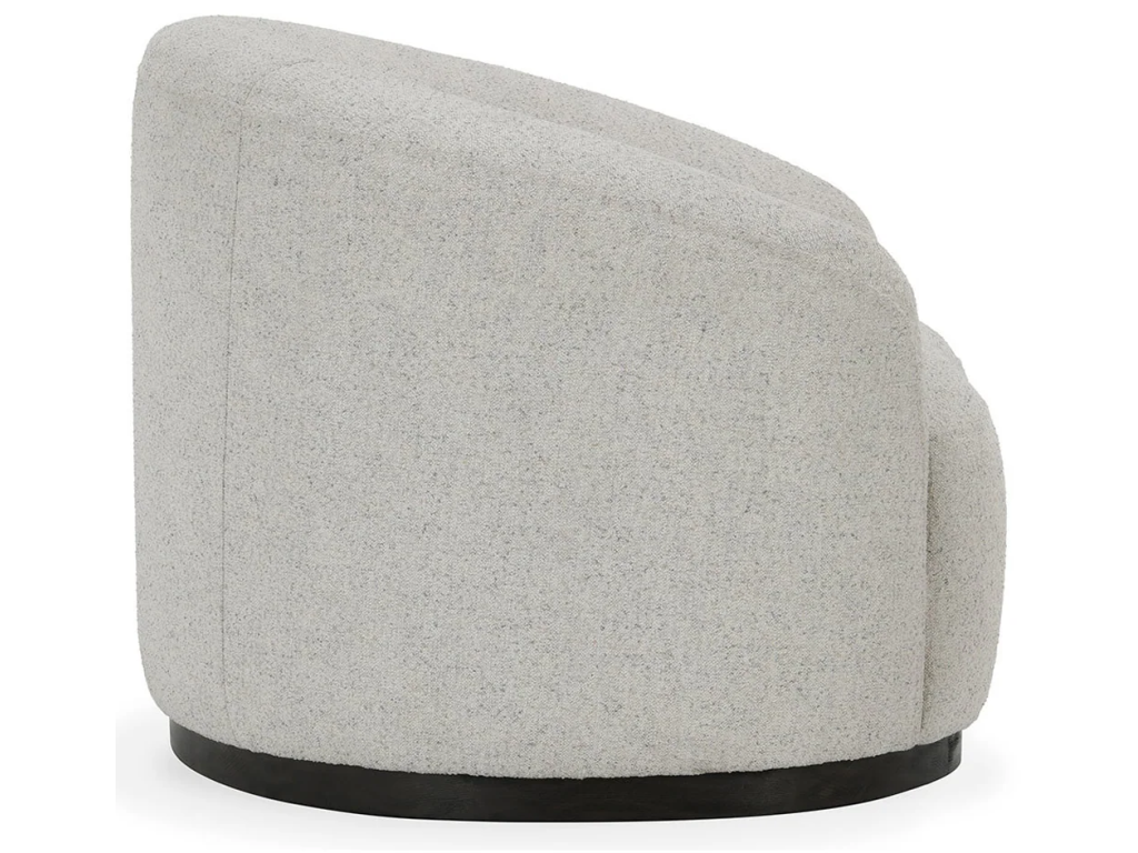 Beverly Upholstered Swivel Chair - Coastal Breeze - image 2