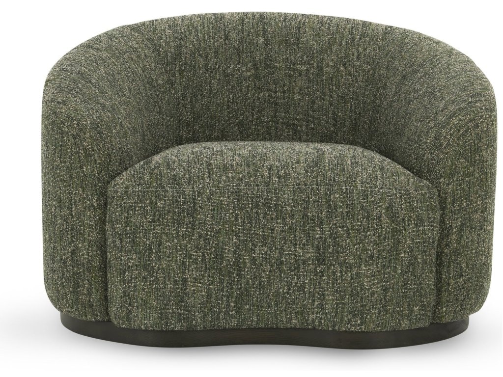 Beverly Upholstered Swivel Chair - Antique Green - main image