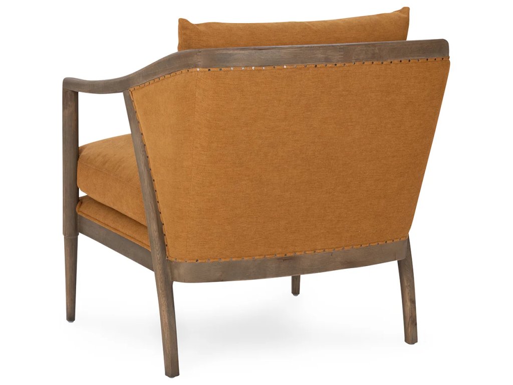 Scarlett Upholstered Accent Chair - Burnt Orange - image 3