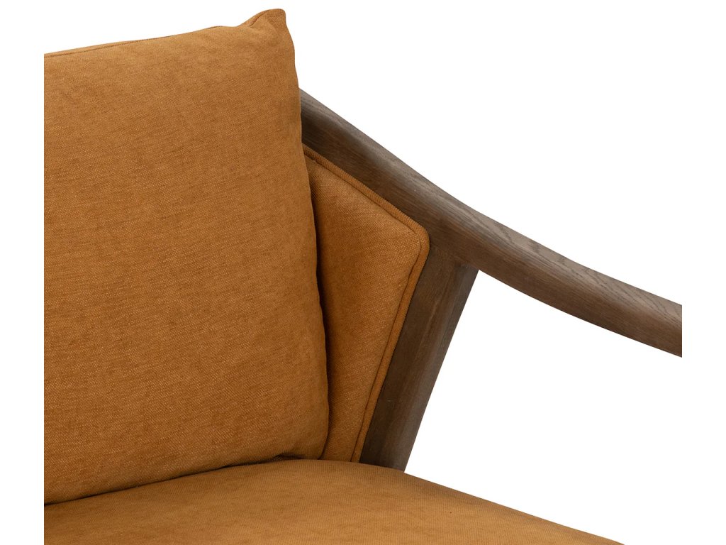 Scarlett Upholstered Accent Chair - Burnt Orange - image 4