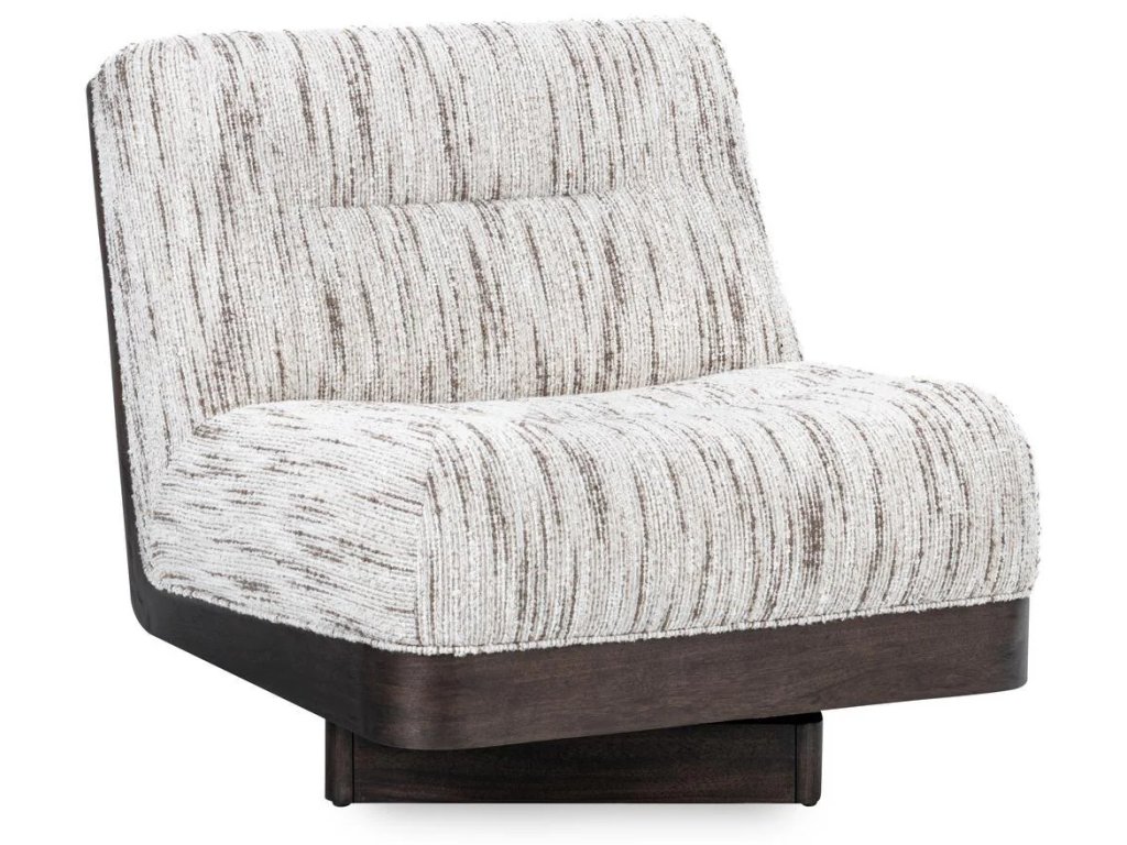 Crandall Upholstered Swivel Chair - Cocoa Cream - main image