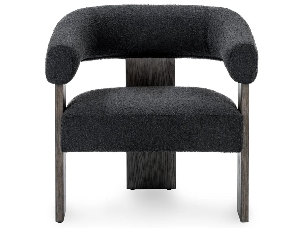 Julina Upholstered Accent Chair - Charcoal - image 1