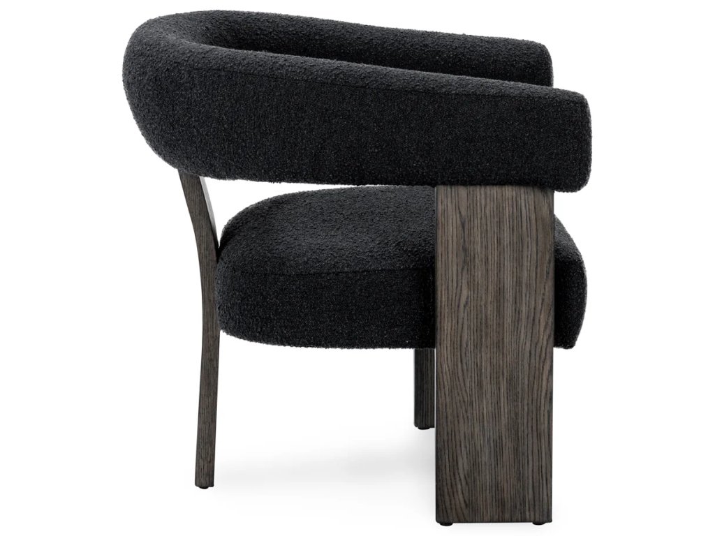 Julina Upholstered Accent Chair - Charcoal - image 2