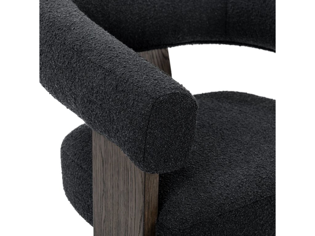 Julina Upholstered Accent Chair - Charcoal - image 3