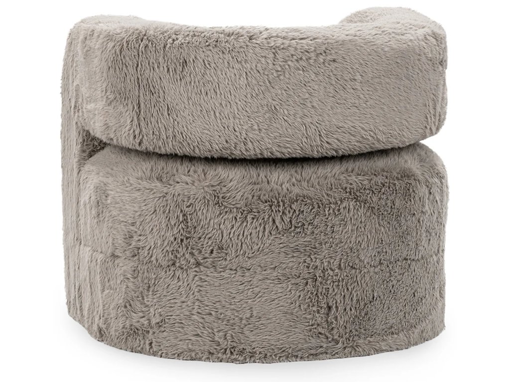 Teddy Plush Accent Chair - Granite - image 3