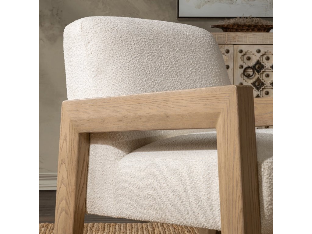Aliza Upholstered Accent Chair - Ivory - image 6