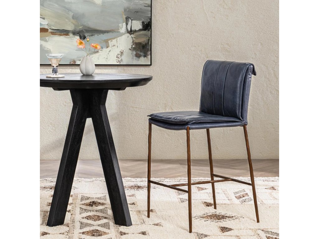 Mayer Counter Stool - Ocean Blue - image 4