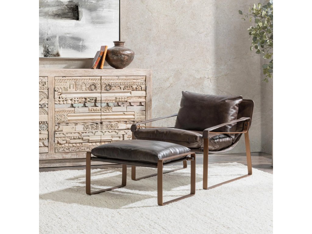 Morgan Ottoman - Truffle Brown - image 3