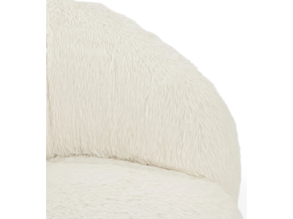 Adley Plush Swivel Chair - Vanilla - image 3
