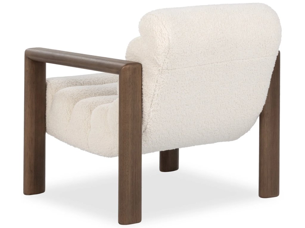 Dahlia Accent Chair - Ivory Fleece - main image