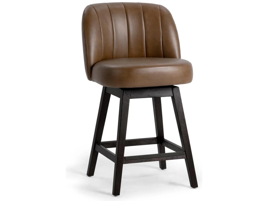 Della Swivel Counter Stool - Camel - main image