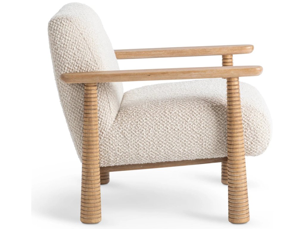 Caprice Accent Chair - Light Beige/ Natural - main image