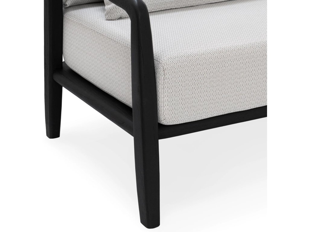 Aria Outdoor 4pc Sectional - Black - image 3