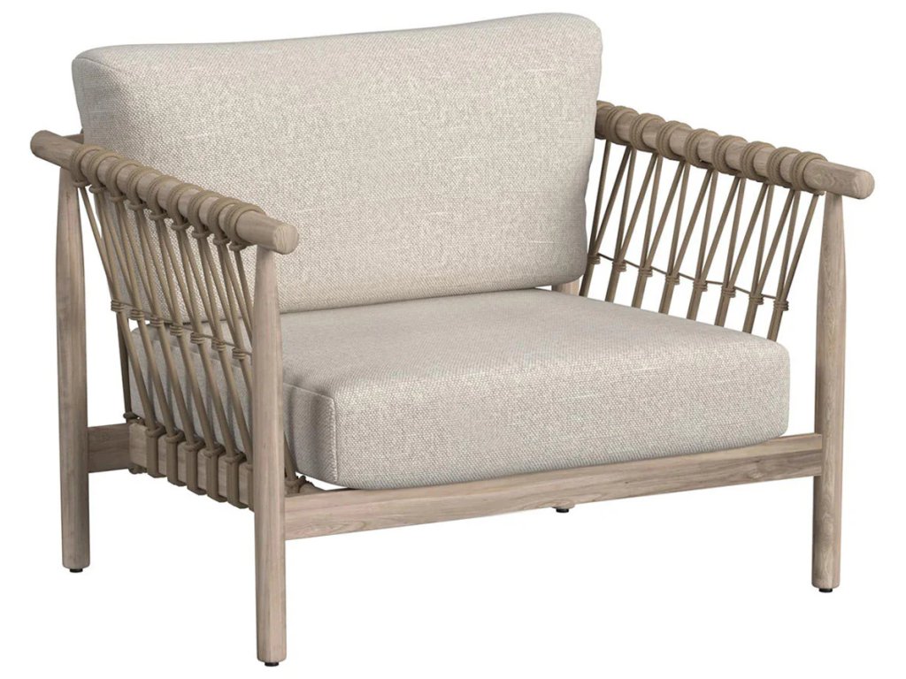 Leo Outdoor Accent Chair - Taupe - main image