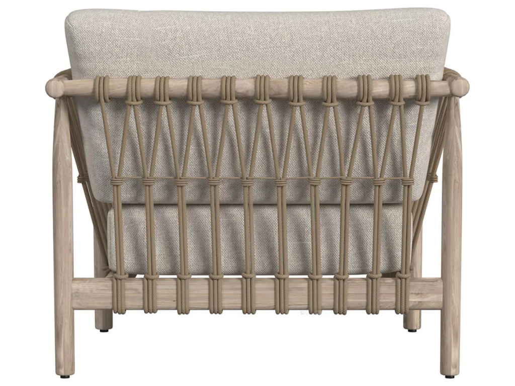 Leo Outdoor Accent Chair - Taupe - image 2