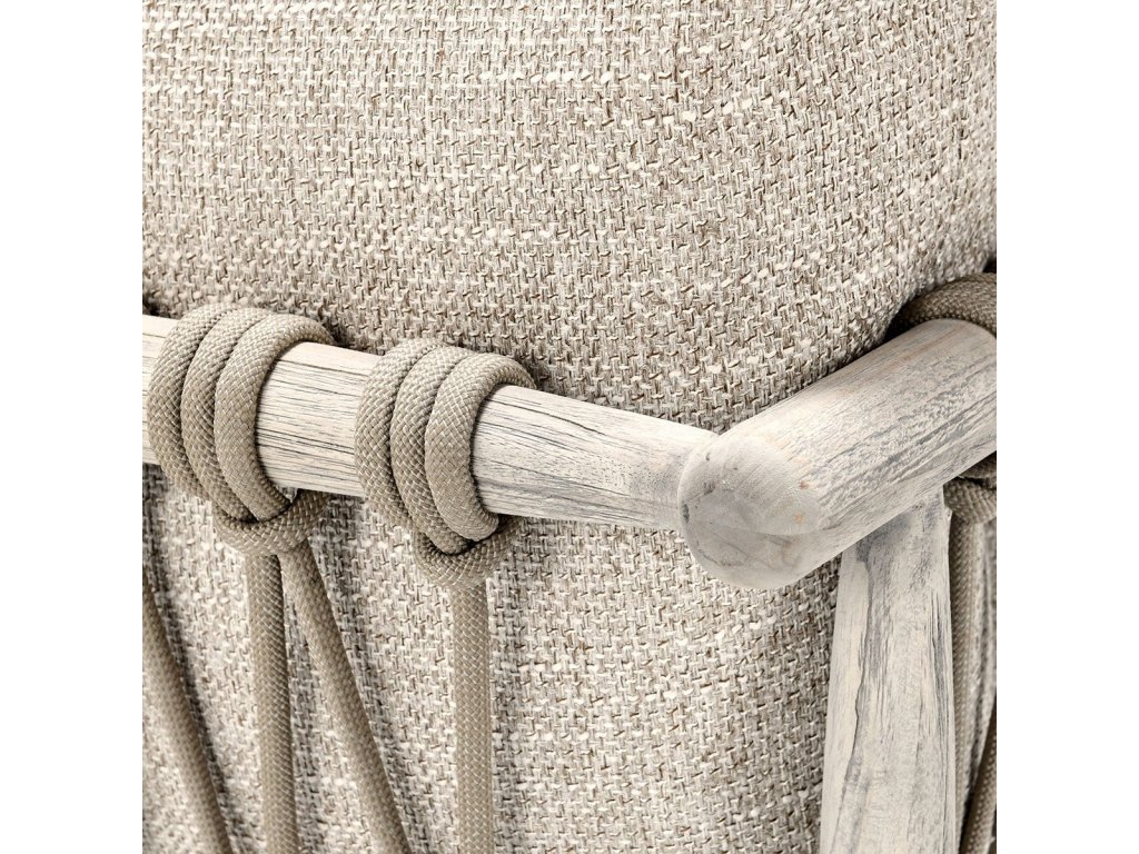 Leo Outdoor Accent Chair - Taupe - image 3