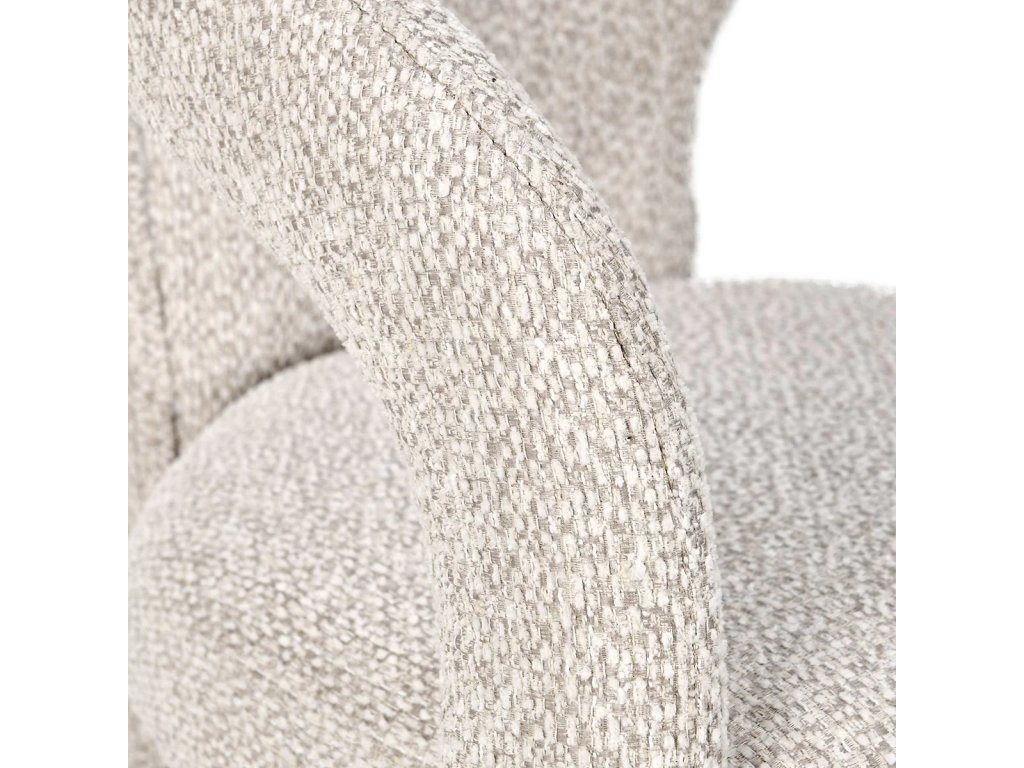 Archie Upholstered Dining Chair - Birch Cream - image 4