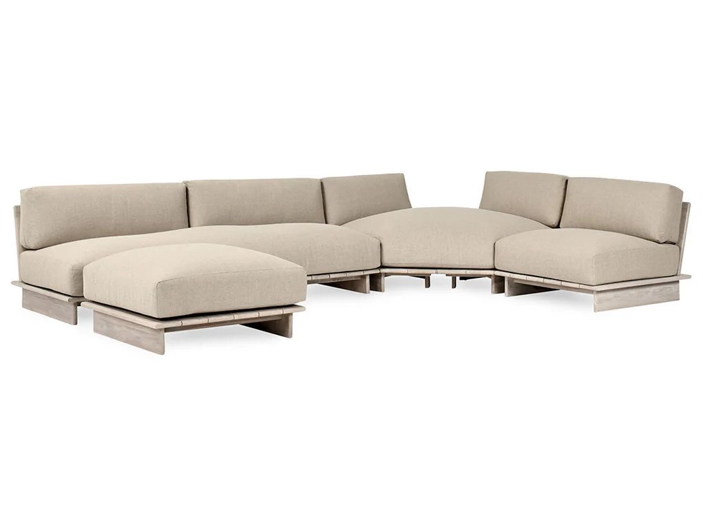 Livia Outdoor Sectional - Taupe - main image