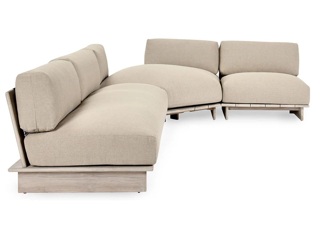 Livia Outdoor Sectional - Taupe - image 2