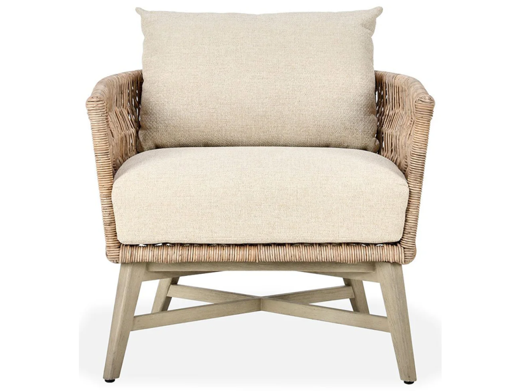 Collins Outdoor Accent Chair - Natural/Sand - image 1
