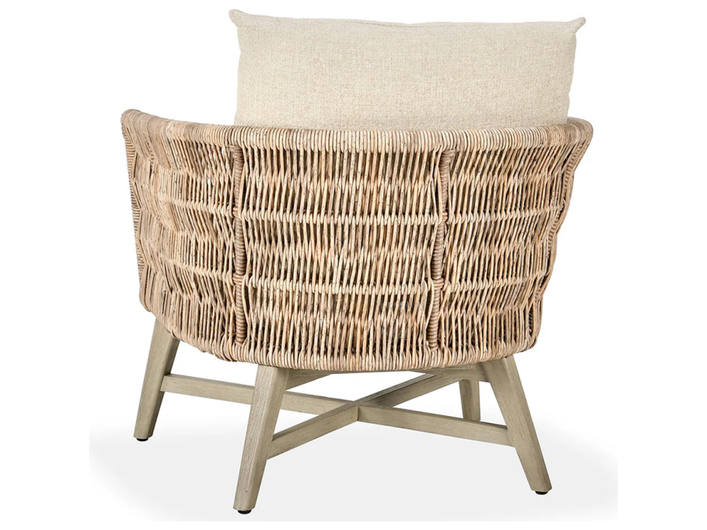 Collins Outdoor Accent Chair - Natural/Sand - image 3