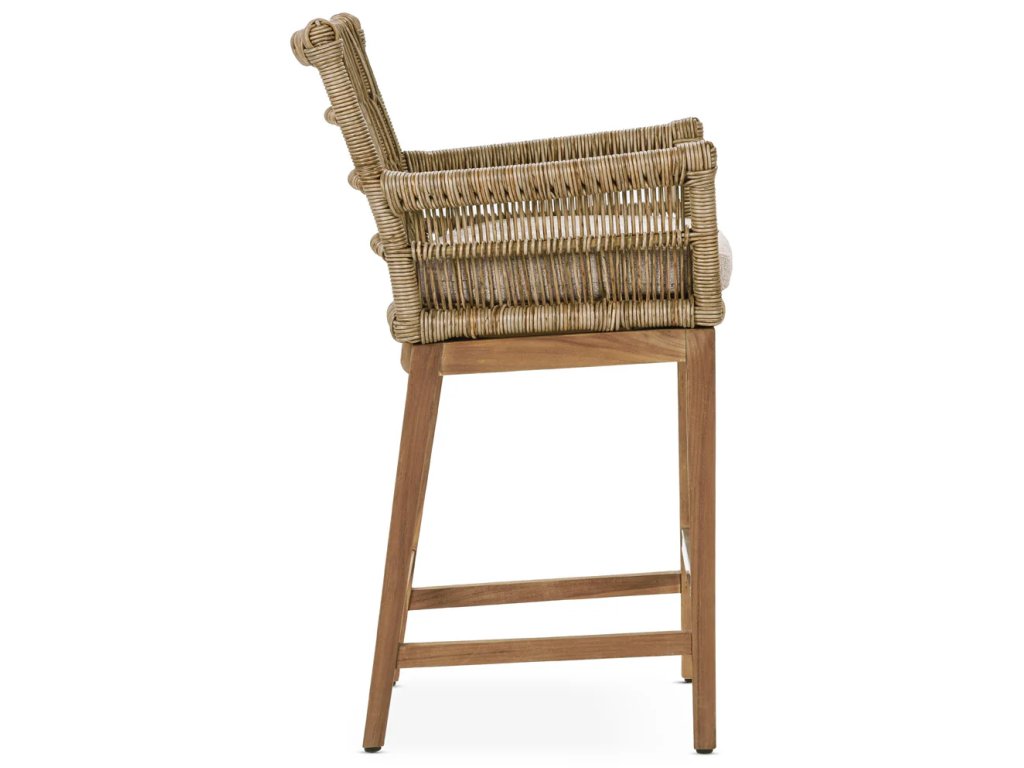 Valerie Outdoor Counter Stool - Natural - main image