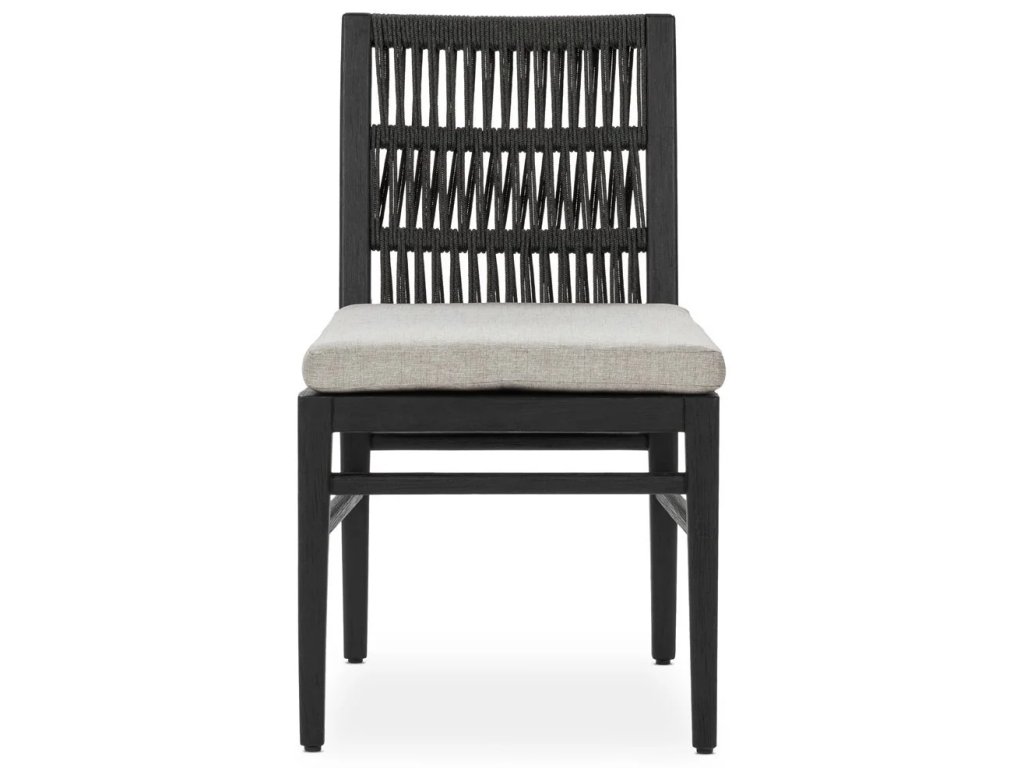 Westville Outdoor Dining Chair Set of 2 - Black - main image