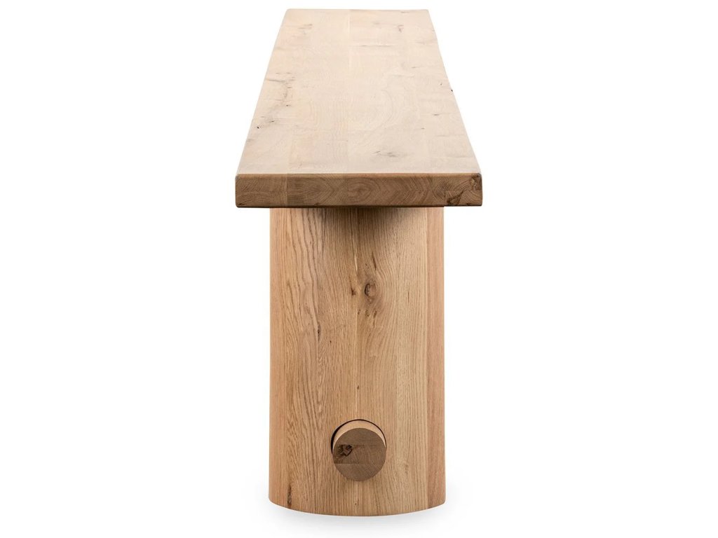 Foundation Solid Wood Counter Bench - Light Oak - main image