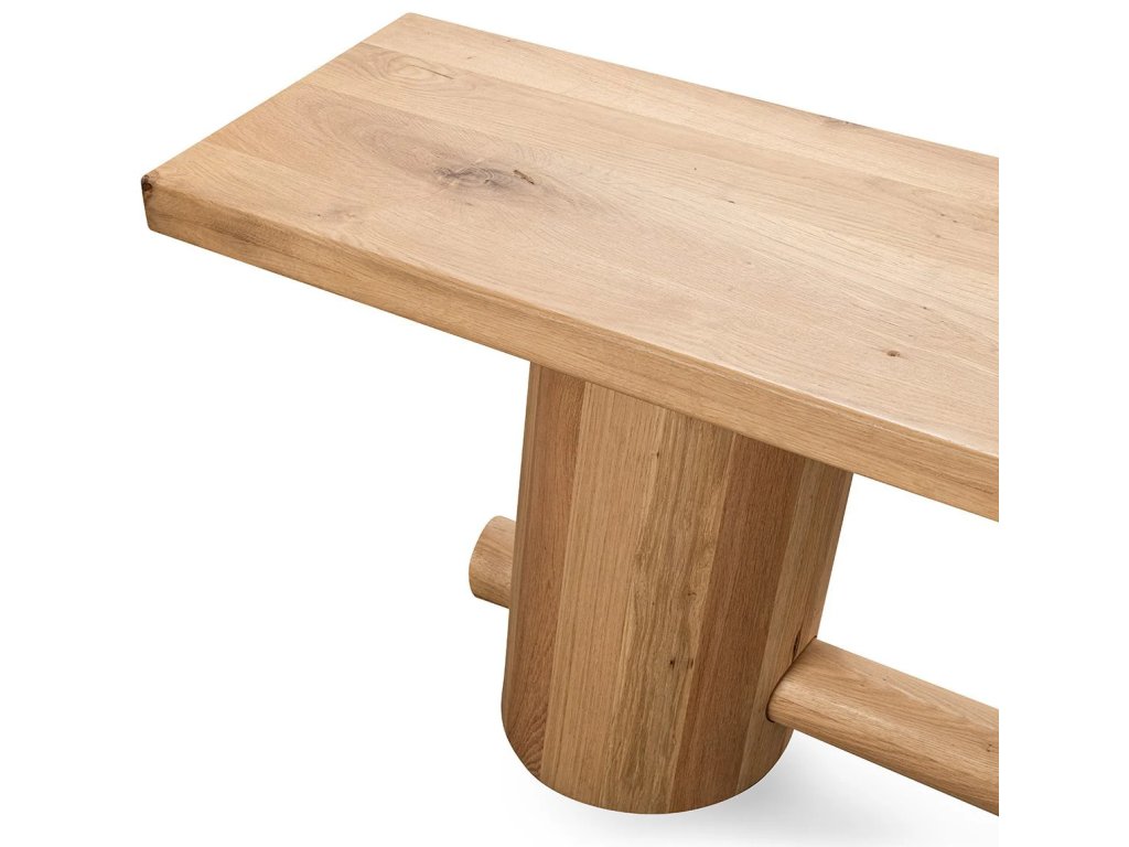 Foundation Solid Wood Counter Bench - Light Oak - image 2