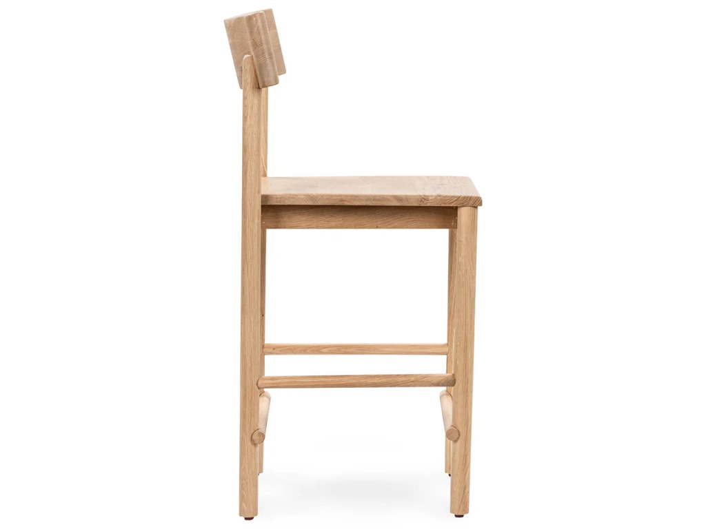 Foundation Solid Wood Counter Stool - Light Oak - image 1