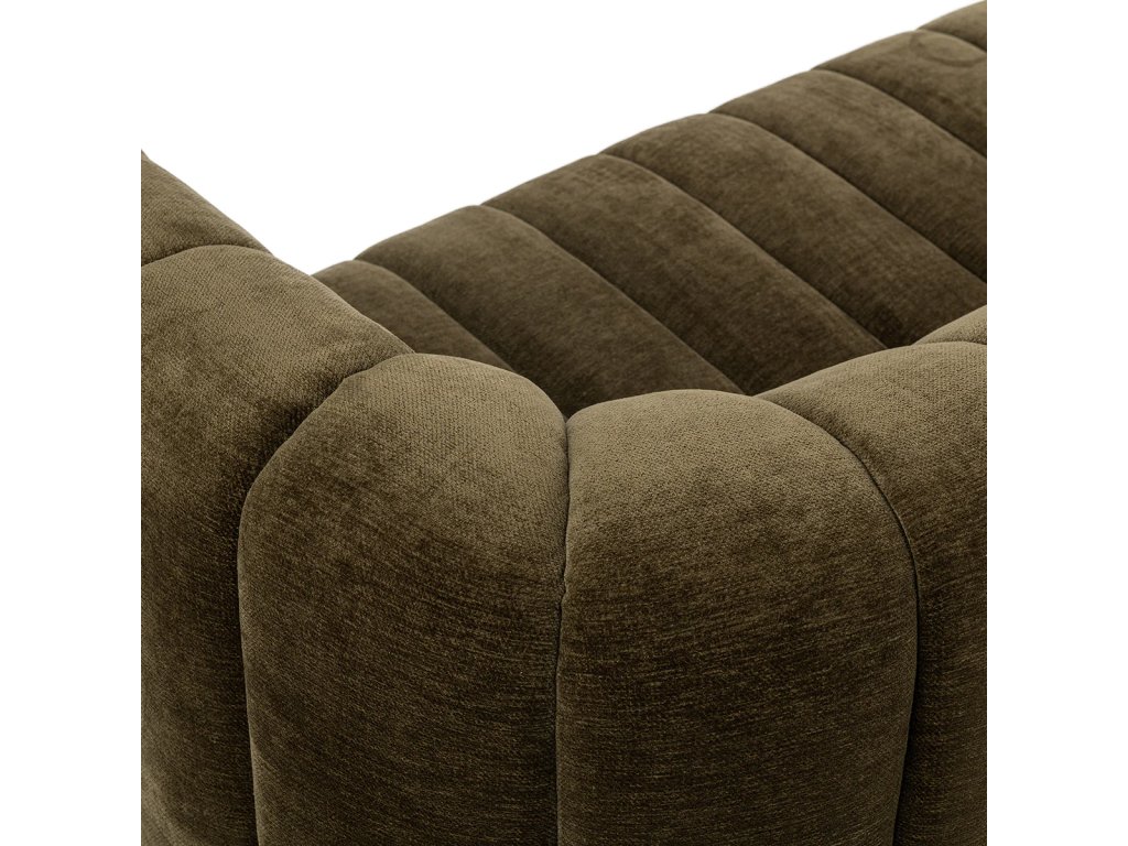 Vanty Upholstered Sofa - Olive Green - image 2