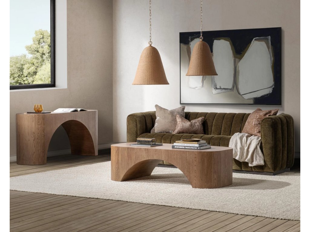 Vanty Upholstered Sofa - Olive Green - image 4