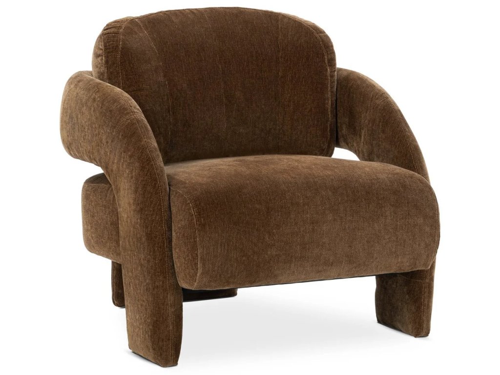 Salino Upholstered Lounge Chair - Bronze - main image