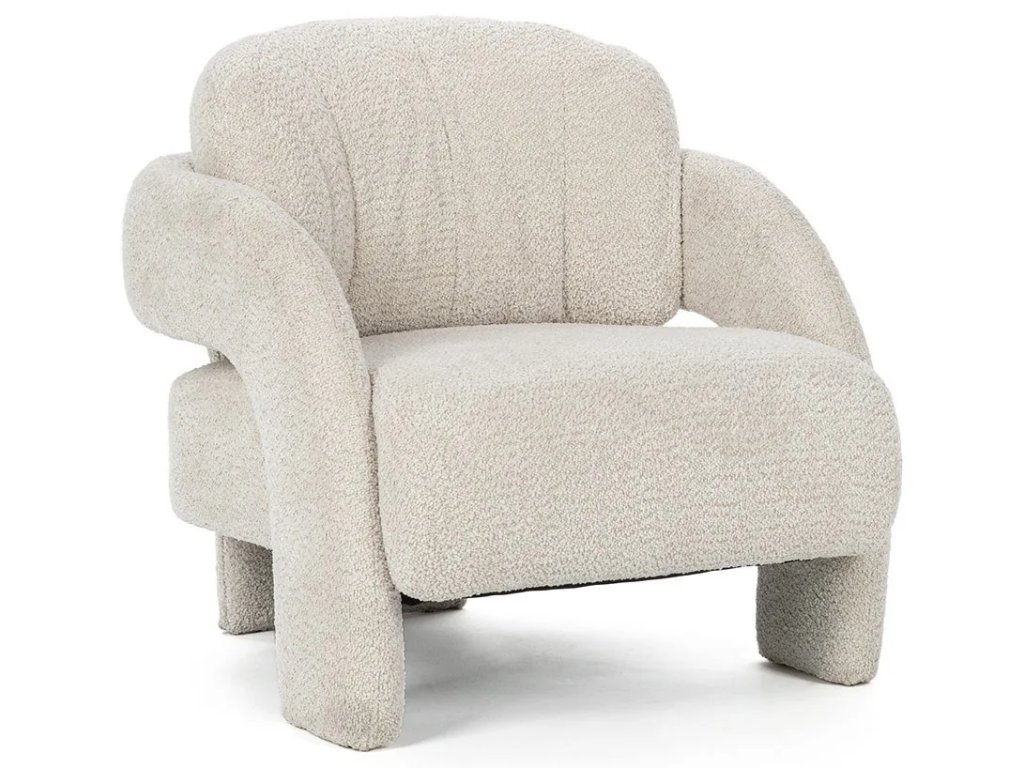 Salino Upholstered Lounge Chair - Natural - main image