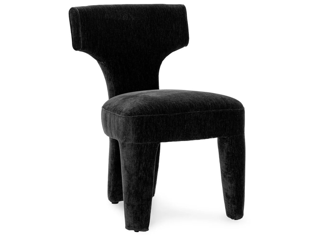 Khai Upholstered Dining Chair - Charcoal - main image