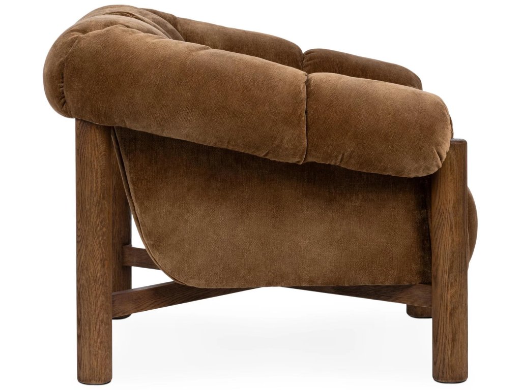 Sansa Upholstered Accent Chair - Bronze - main image