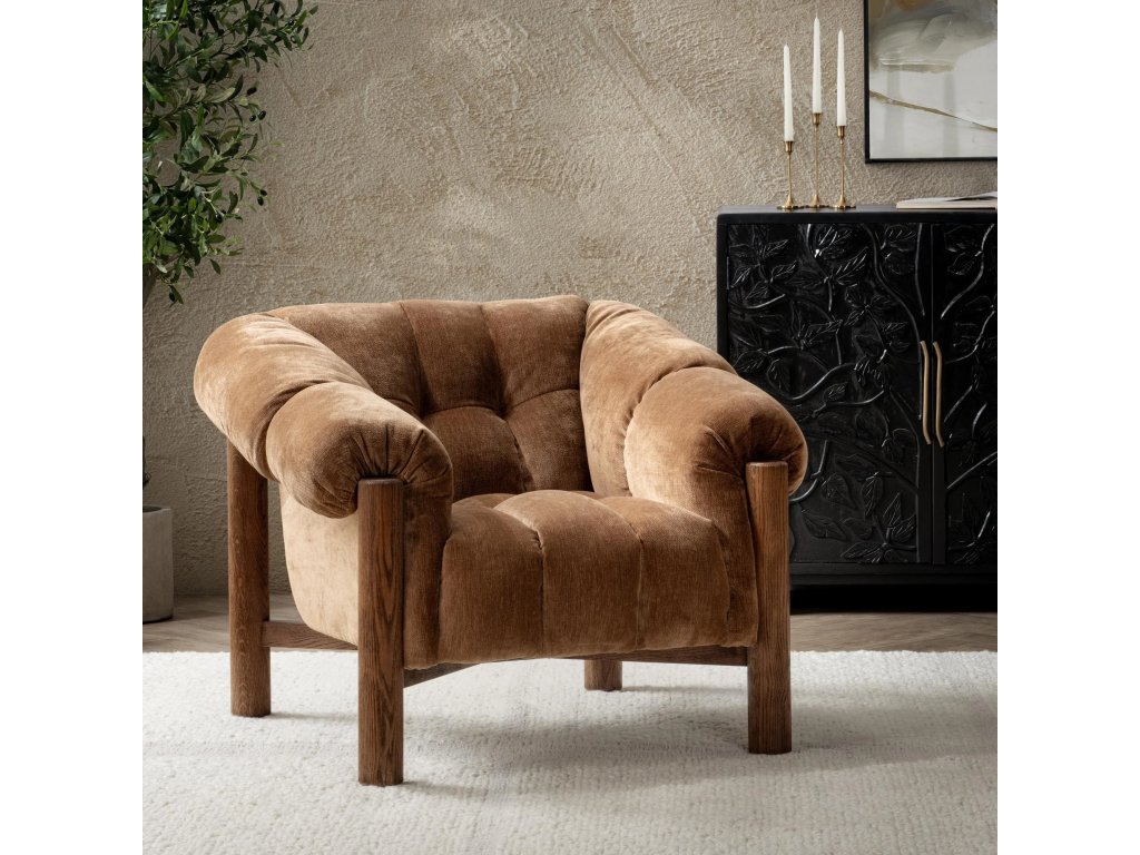 Sansa Upholstered Accent Chair - Bronze - image 4