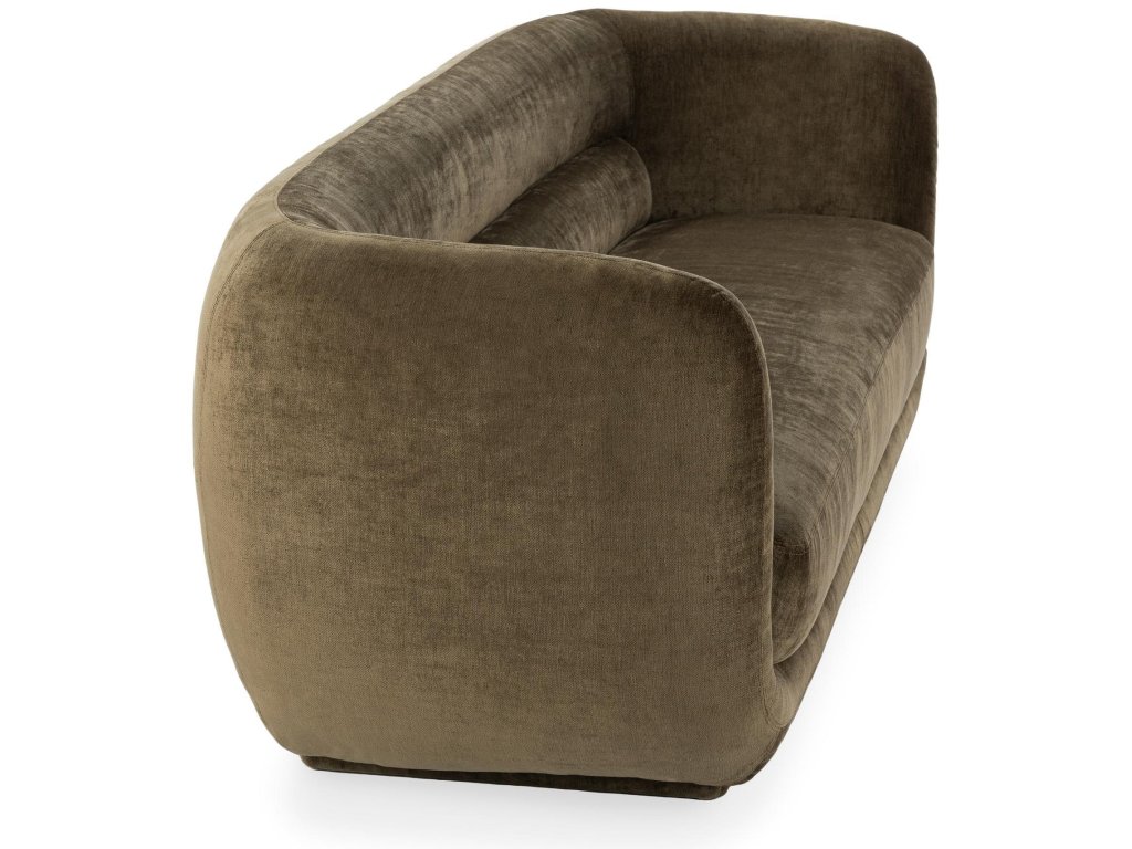 Nico Upholstered Sofa - Olive Green - main image