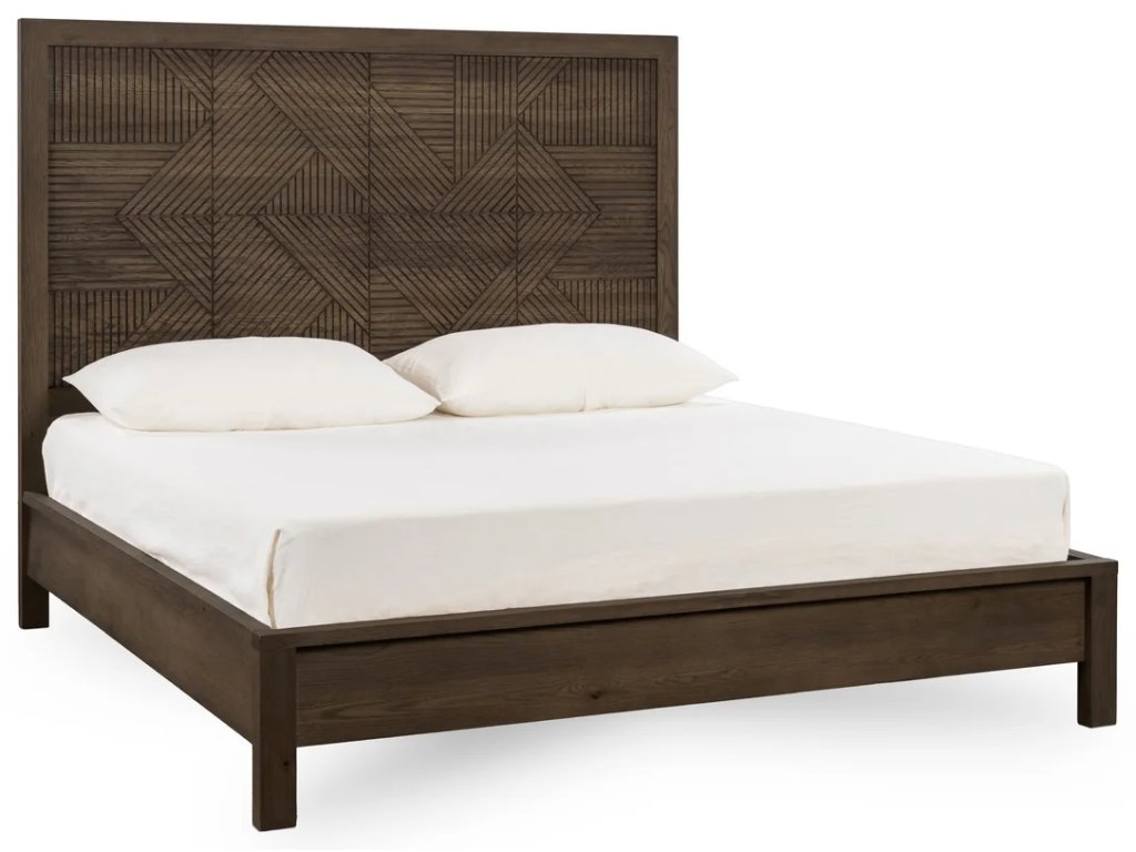 Santa Clara Solid Wood Bed - Toasted Brown - main image