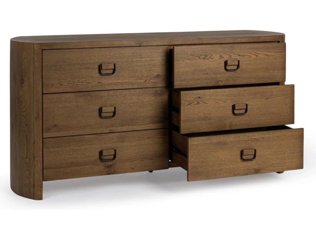 Kyrie 6 Drawer Dresser - Tawny Brown - main image