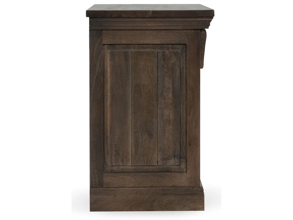 Adelaide Solid Wood 3Dwr Nightstand - Cocoa Brown - main image