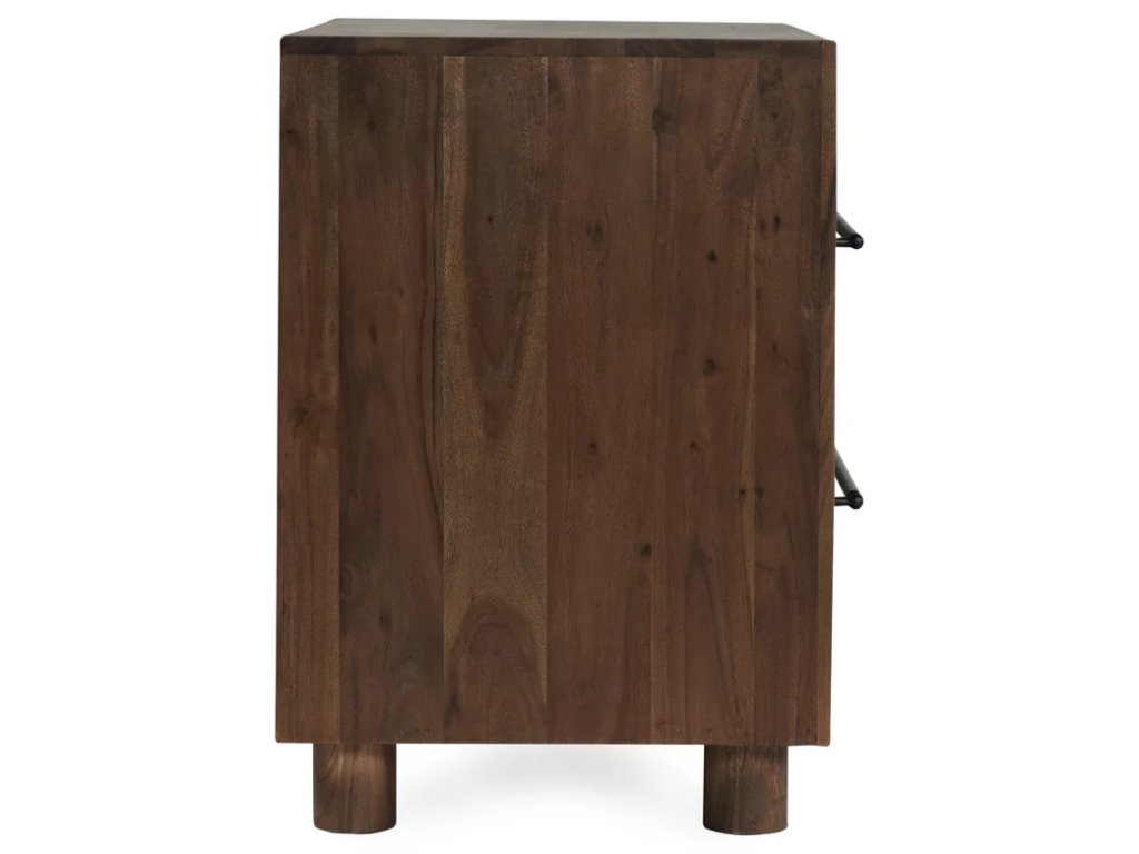 Jaxon Solid Wood 2Dwr Nightstand - Harvest Brown - main image